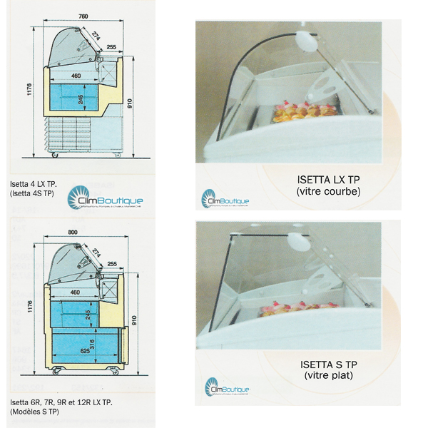 Vitrine a glaces ISA Isetta 