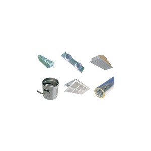 Kit aéraulique motorisé 4 piéces grille rectangulaires