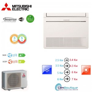 Climatiseur Mitsubishi-Electric MFZ-KT25VG+SUZ-M25VAR1