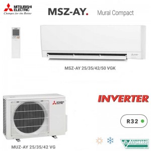 Climatisation  Mitsubishi-Electric MSZ-AY15VGK+MUZ-AY15VG