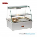 Vitrine chauffante bain marie 