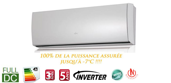 100% de la puissance conservé a -7°c extérieur