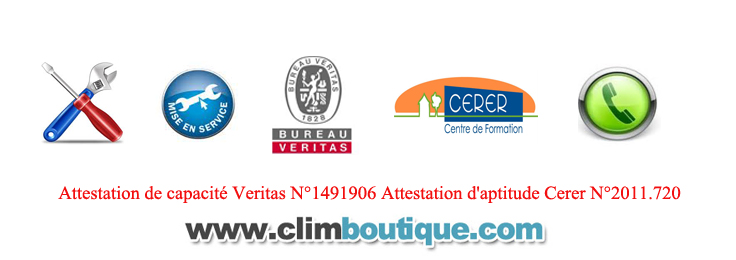 Installations et mise en service avec climboutique