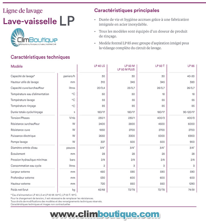 Lave vaisselle pro eurofred