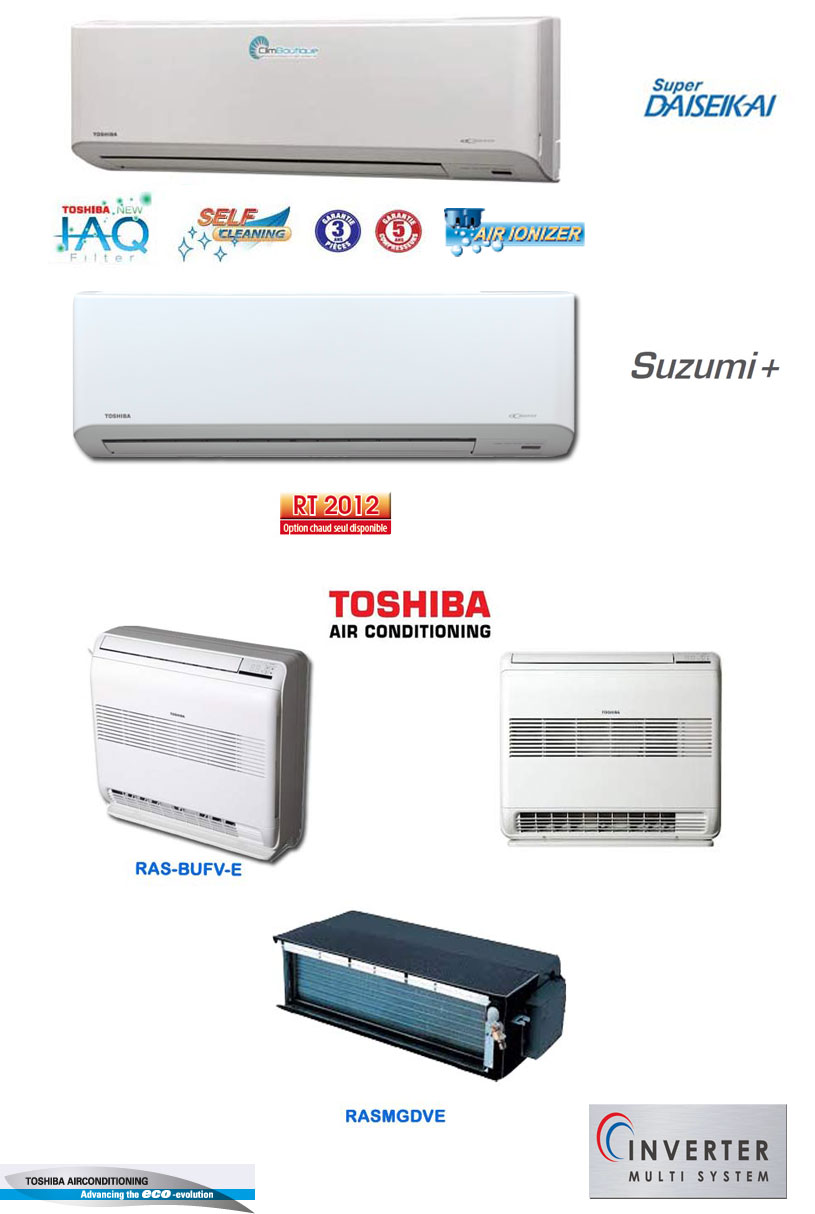 Unites interieur toshiba compatible multisplit 