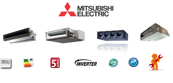 Climatiseurs gainable Mitsubishi-Eelectrique